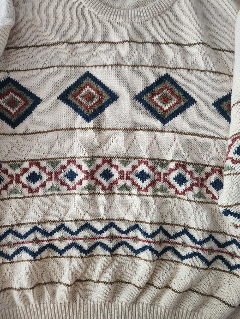 Riggins Geometric Pattern Knit Sweater - Picture 4 of 11